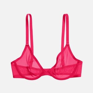 CUUP Plunge Bra in Dahlia 34D
